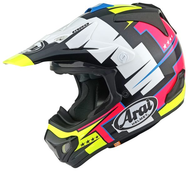 Capacete ARAI MX-V EVO Battle - Amarelo - Image 2